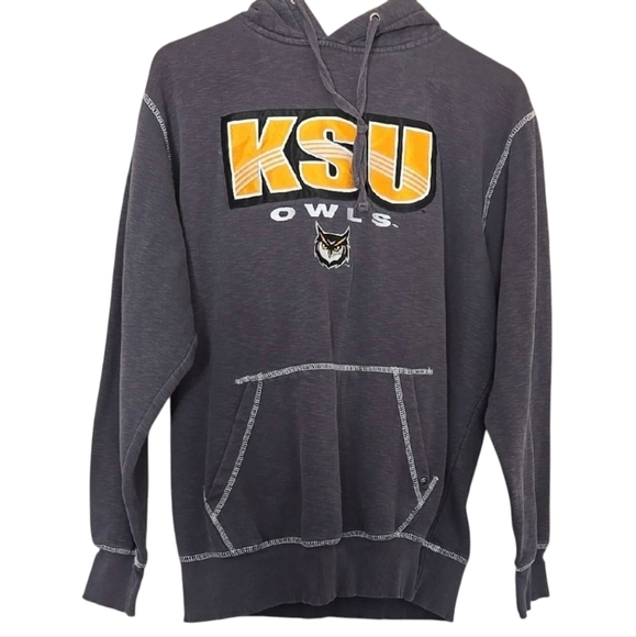 KSU OWLS Gray Hoodie Sweatshirt From Ci Sport Sporty School - Picture 1 of 8